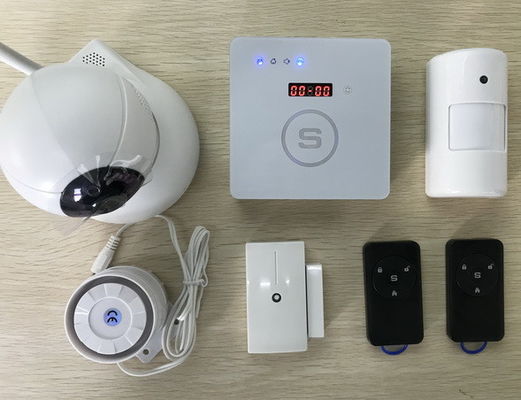 China Painel de alarme da G/M do botão da emergência, sistema do assaltante da casa do detector de fumo fornecedor